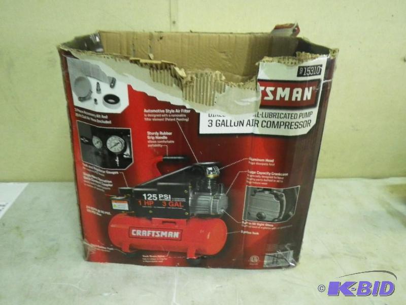 Craftsman air compressor, works...
