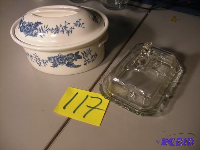 Covered Casserole, Rhapsody 1975 Royal Worc...
