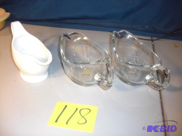 3, GravySauce Boats...
