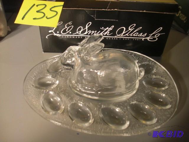 Crystal Bunny Deviled Egg dish...