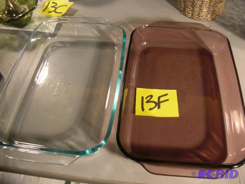 2, 9 x 13 Pyrex Casseroles...