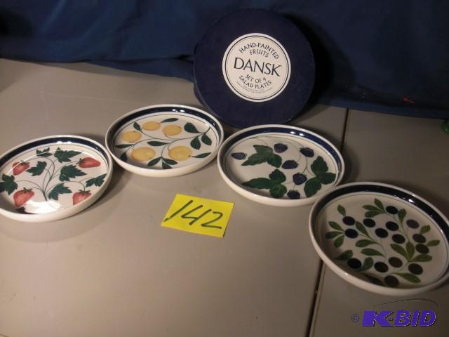 DANSK Fruit Plates