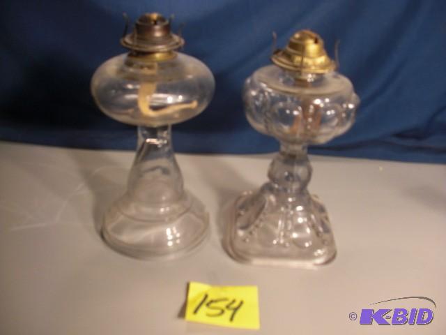 2, Clear Glass Kerosene Lamps, 1, 12 12 in ...