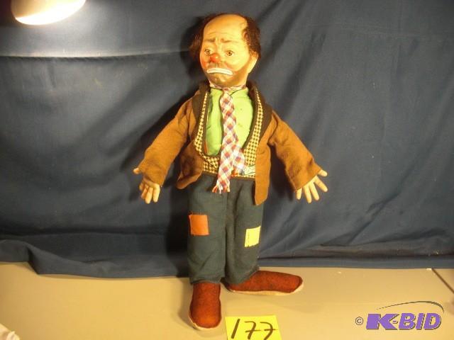 Emmett Kelly Willie the Clown Doll .Baby Barr...