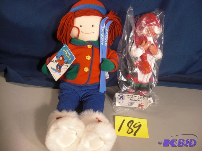 2 Dolls   ARNE HASLE Doll.. 11 in, Made of LA...