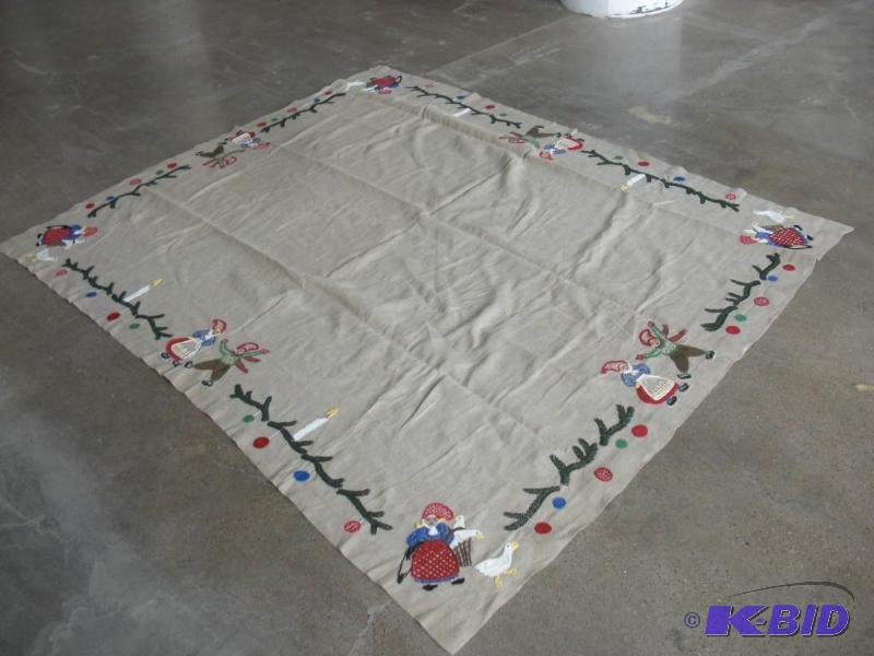 Large Table Close.. Almost a denim like.. May...