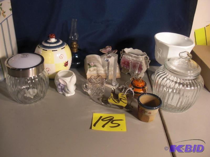 Misc. Glass items as pictured