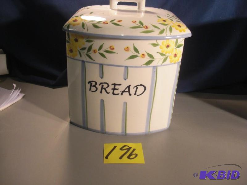 PORCELAIN BREAD BOX.. Made in POrtugal. Hand ...