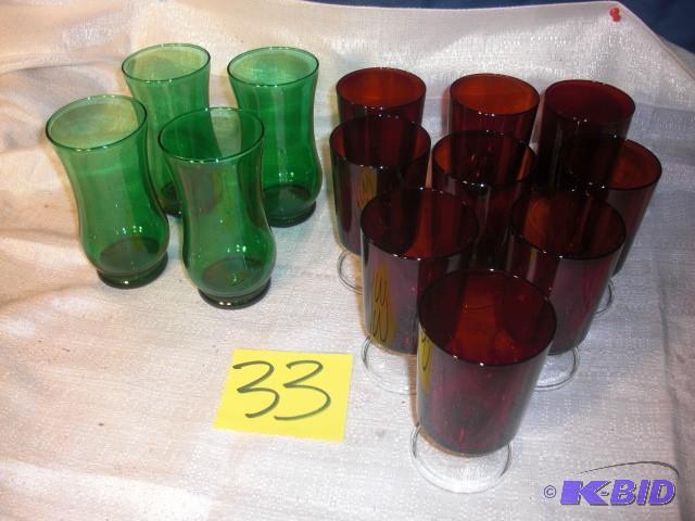 Very nice Red and Green Glasses...