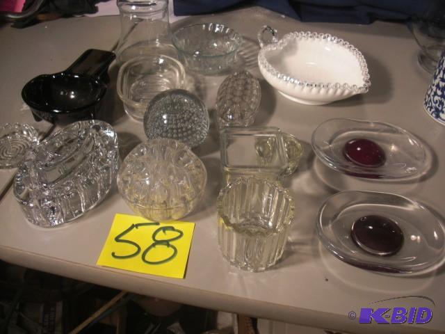 Misc. Glassware as pictured   Multiple Floral...