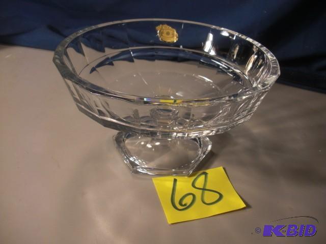 Val st Albe Crystal Polished Bowl from Belgiu...