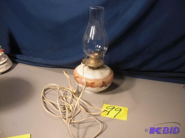 Kerosene Lamp converted to Electric...