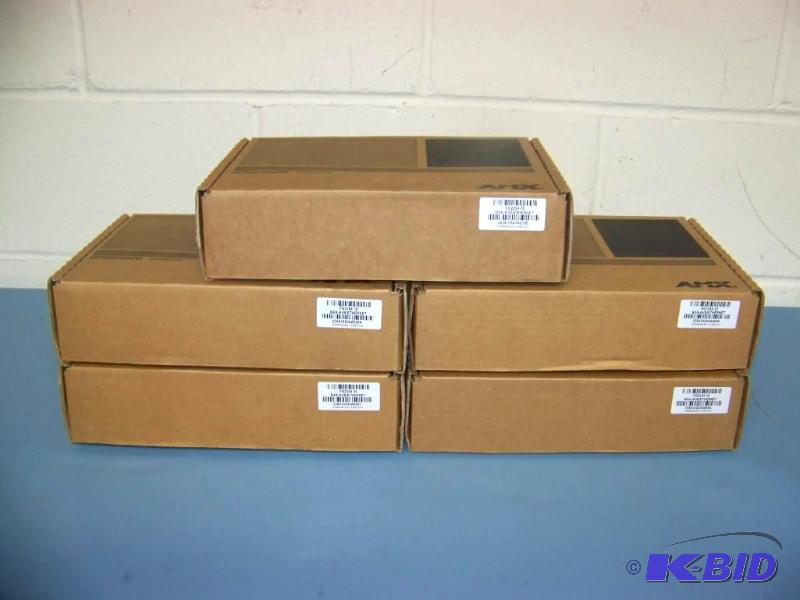 lot 42 image: (5) AMX, Audio  Video  Ethernet Breakout Boxes