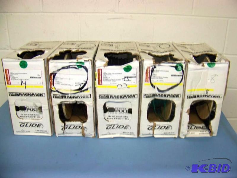 lot 52 image: (5 partial rolls) Smart Wire, Communications  Audio Video Cable