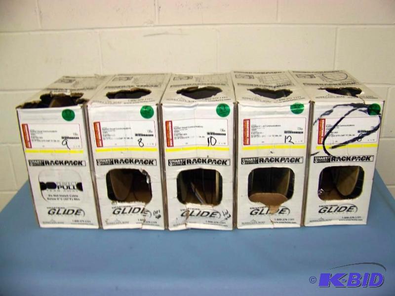 lot 55 image: (5 partial rolls) Smart Wire, Communications  Audio Video Cable
