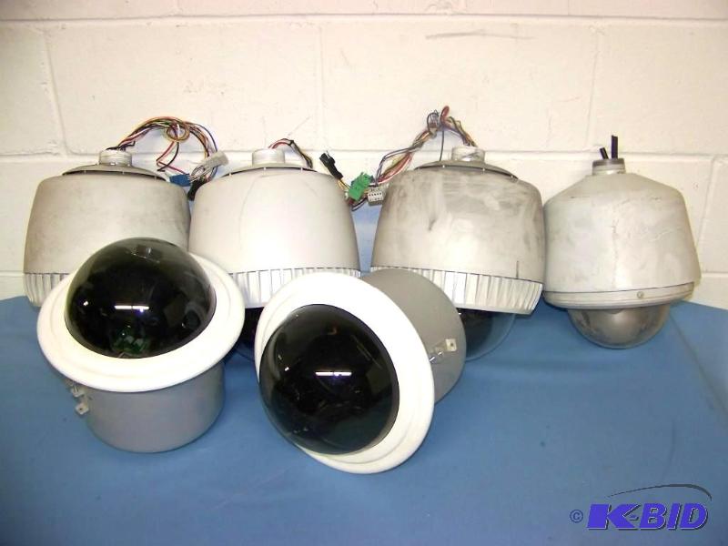 lot 57 image: (6) CCTV  Security Cameras in metal housing