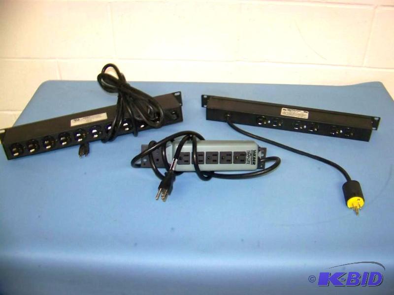 lot 61 image: (3) Power  Outlet Strips  Power Taps