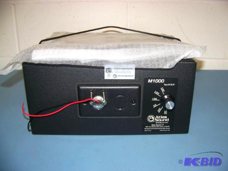 lot 74 image: Atlas Sound, M1000, 8 Dual Cone Masking Speaker