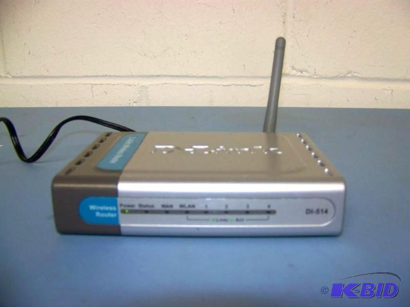 lot 78 image: D-Link, 2.4 GHz, DI-514, Wireless Router
