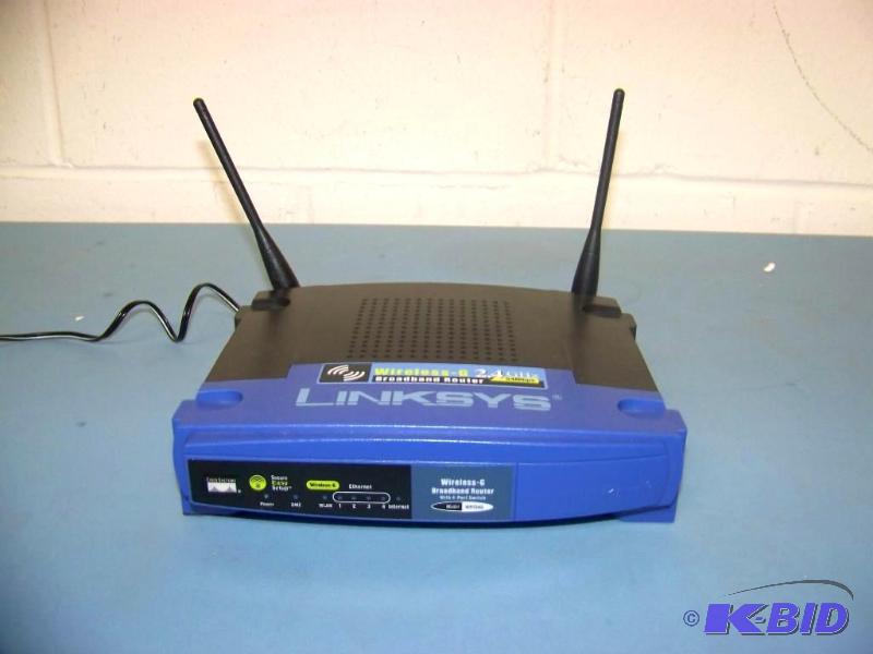 lot 79 image: Linksys, WRT54G, Wireless-G, Broadband Router with 4-Port Switch