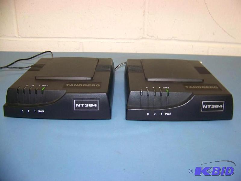 lot 80 image: (2) Tandberg, NT384, Termination Devices