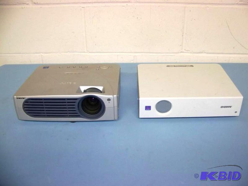 lot 84 image: (2) Sony, LCD Projectors for PARTS  REPAIR