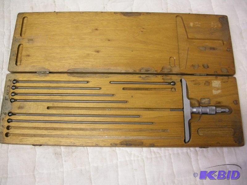 lot 33 image: Scherr Tumico Depth Micrometer