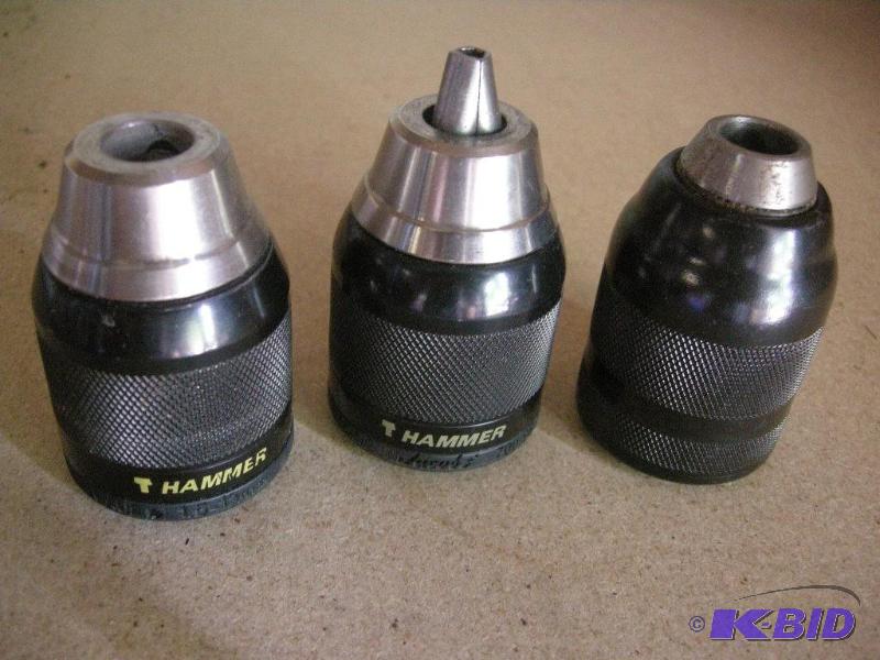 lot 39 image: 3 Keyless chucks like new