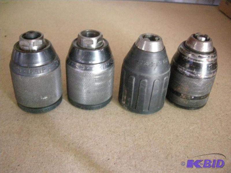 lot 42 image: 4 keyless chucks