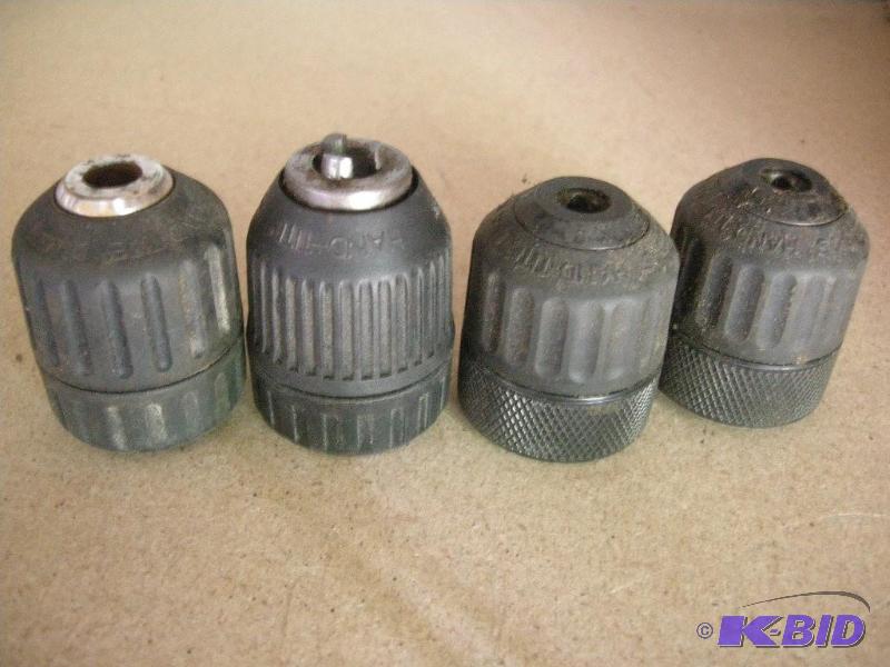 lot 43 image: 4 Jacobs keyless chucks