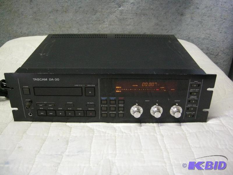 lot 78 image: Tascam DA-30 Digital Audio Tape Deck Recorder