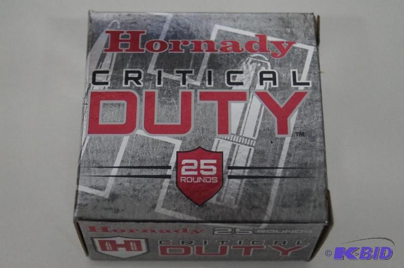Hornady 9MM P 135GR DUTY 25 ROUND BOX