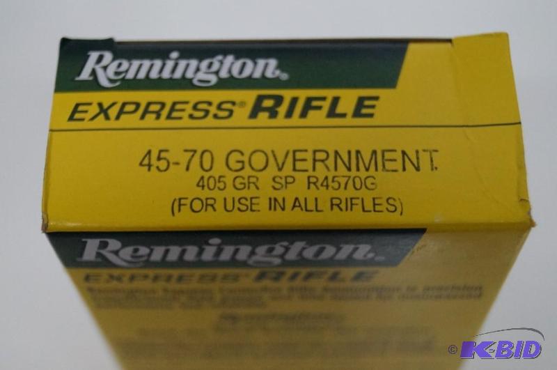 REMINGTON EXPRESS 45-70 GOVERMENT  4O5 GR 20 ROUND BOX