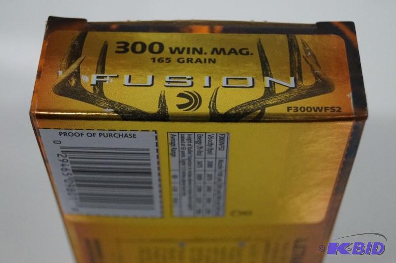 FEDERAL FUSION 300 WIN MAG 165GR 20 ROUND BOX