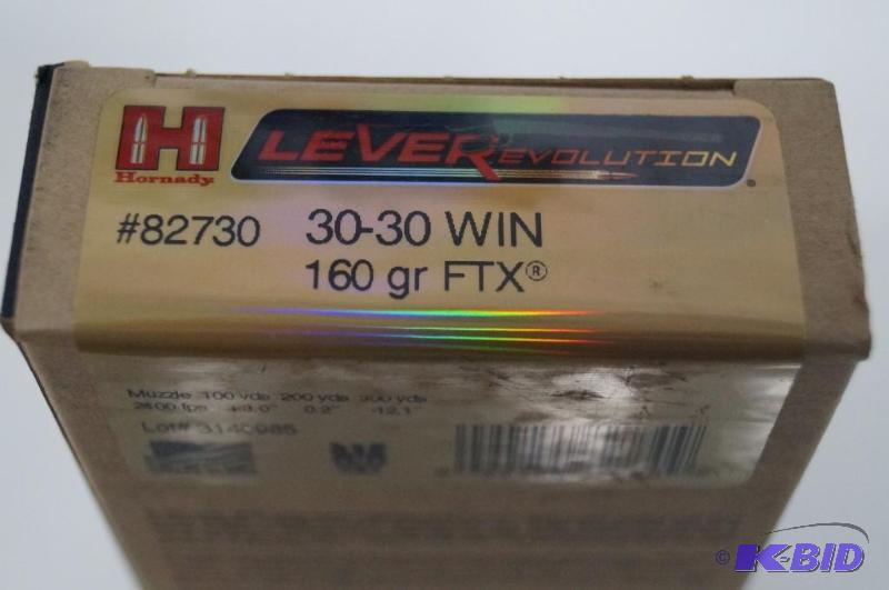 HORNADY 30-30 WIN 160GR FTX 20 ROUND BOX
