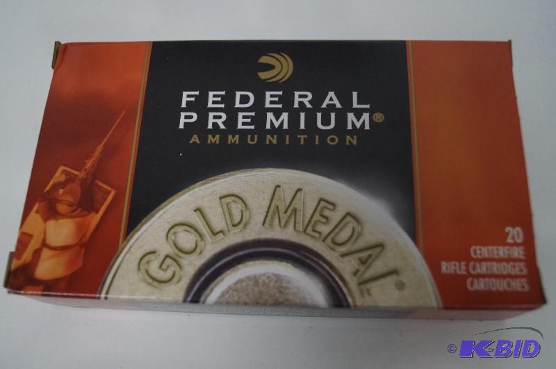 FEDERAL PREMIUM 30-06 SPRING 168GR SIERRA MATCHKING BTHP GOLDMETAL MATCH 20 ROUND BOX