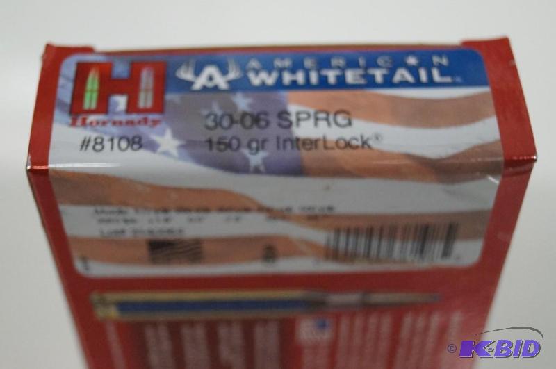 HORNADY 30-06 SPRG 150GR INTERLOK 20 ROUND BOX