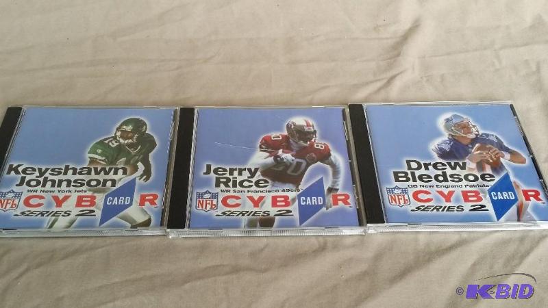 3 CD Roms Keyshawn Johnson, Jerry Rice, Drew...