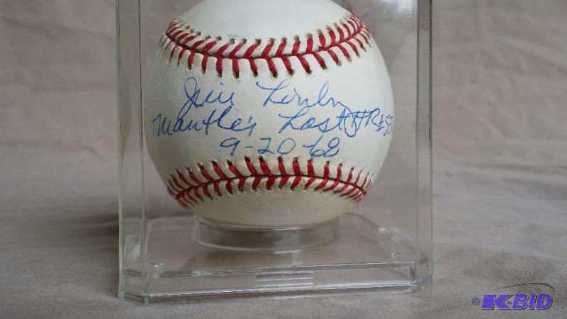 Jim Lonborg signed baseball inscribed &quotM...