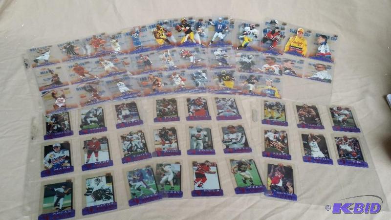 Complete set of 70 Classic clear asset cards,...