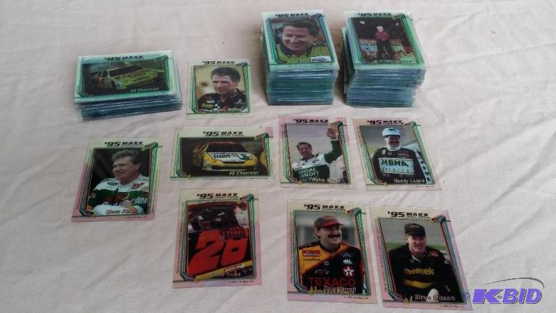 1995 Kellogg Jr Maxx Nascar clear chrome card...
