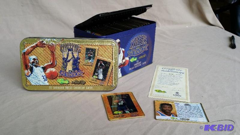 20 Embossed metal collector cards in Centers ...