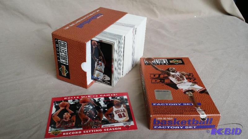 Upper Deck factory set of 1995-96 NBA Basketb...