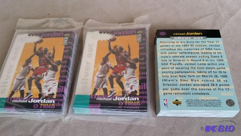 3 packs of Upper Deck silver sets. Complete s...
