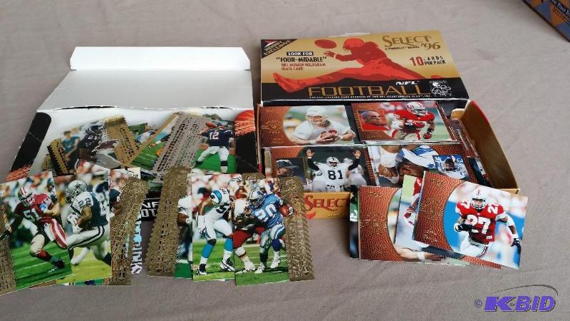 1996 Topps&nbsplaser and select pro football...