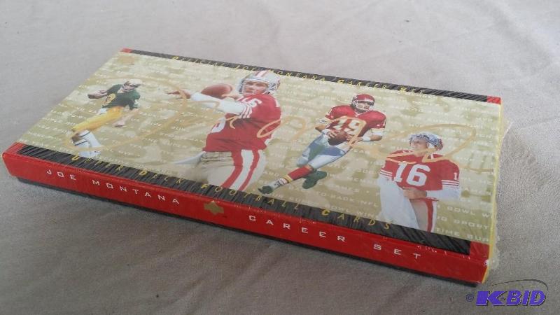 Factory sealed official Joe Montana Upper Dec...