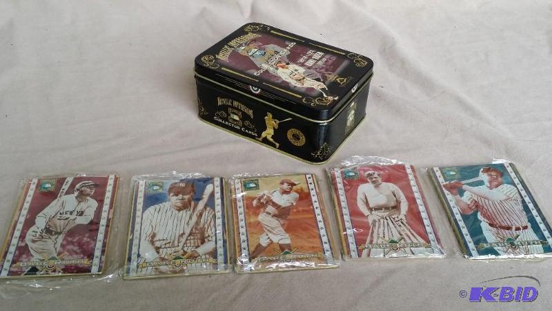 Metallic Impressions 5 sealed Babe Ruth cards...