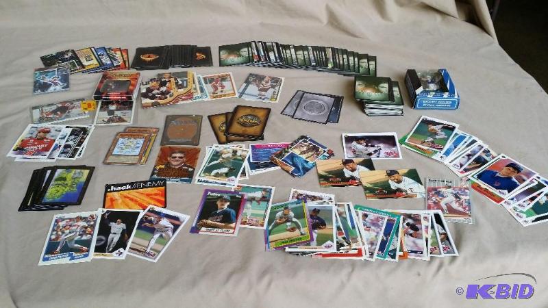 lot 26 image: Lot of Sports cards, World of War craft cards...