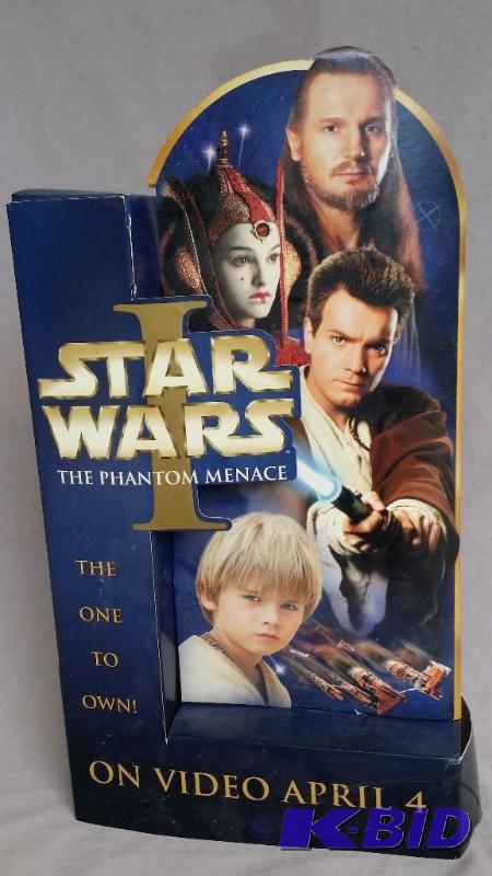 lot 49 image: Starwars The Phantom Menace cardboard display...