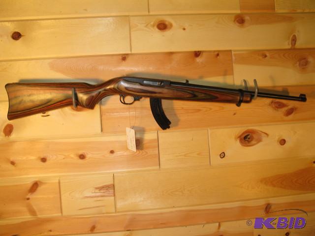 lot 4 image: Ruger 10-22, Semi-auto .22LR, Burlwood style ...